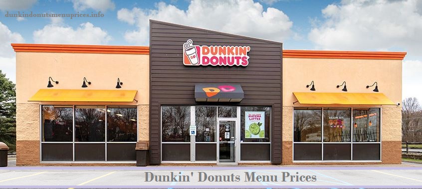 Dunkin' Donuts Menu Prices