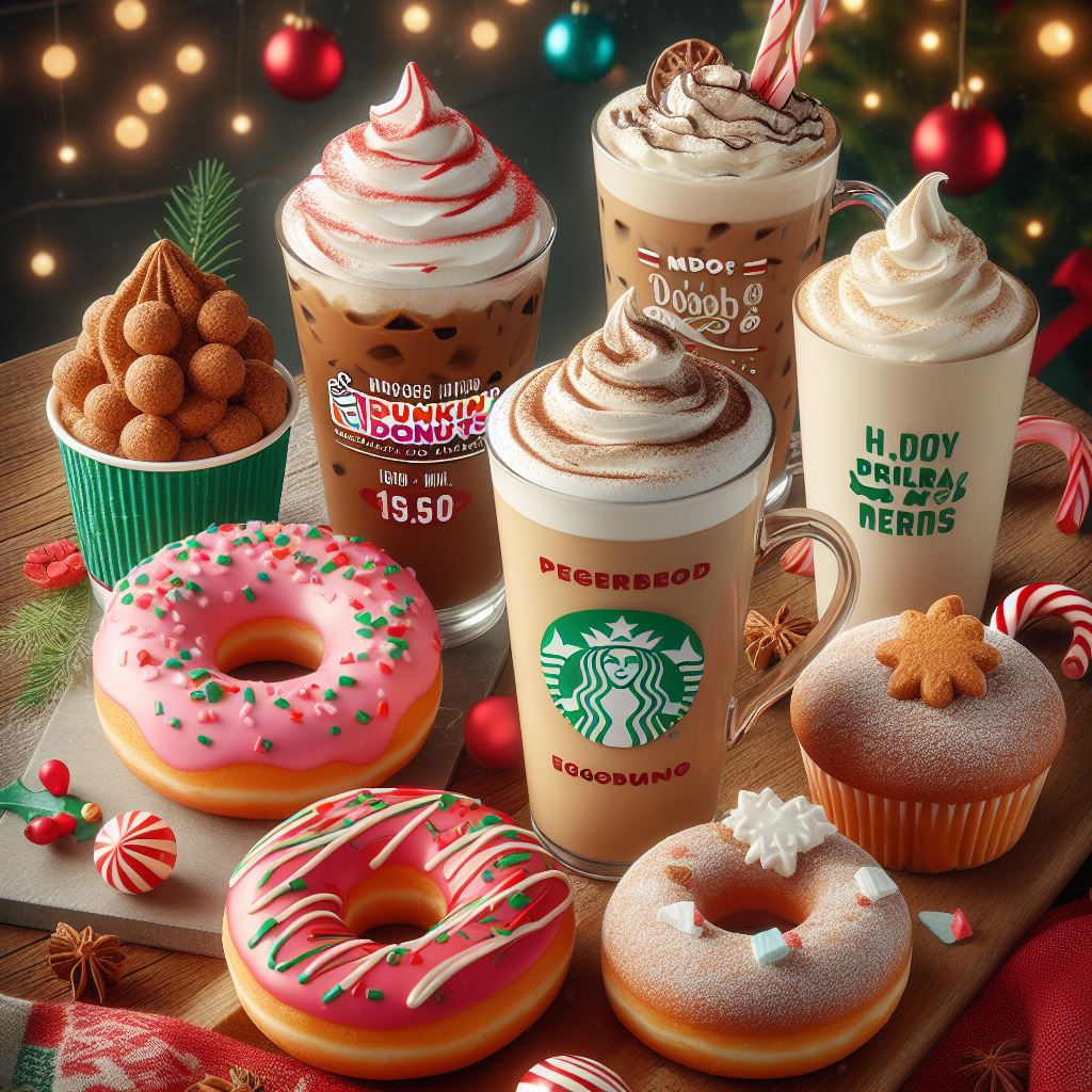 Dunkin holiday menu with prices